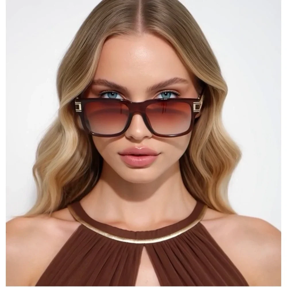 WOMEN LARGE OVERSIZED CLASSIC RETRO VINTAGE Style SUNGLASSES UV400 CLASSY‎ Gafas
